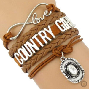 Bracelet Western pour filles, style country chic