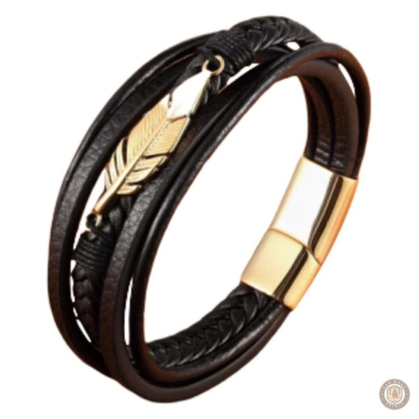 Bracelet Western pour homme en cuir authentique