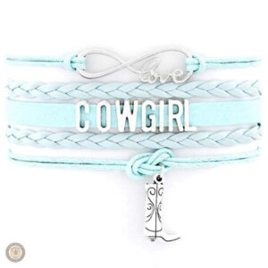 Accessoire western féminin en cuir souple