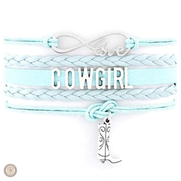 Accessoire western féminin en cuir souple