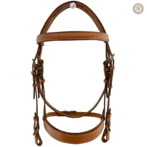 Bridon Lou pour équitation western, design raffiné et fonctionnel