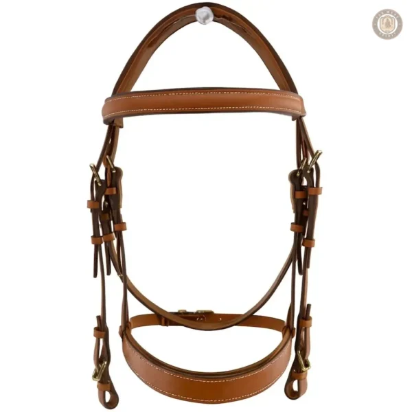 Bridon Lou pour équitation western, design raffiné et fonctionnel