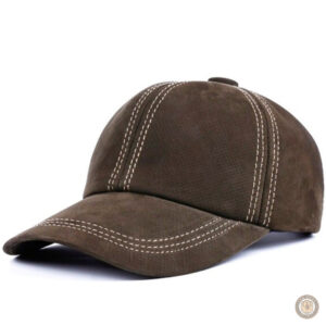 Casquette cowboy en daim, parfaite pour un look décontracté