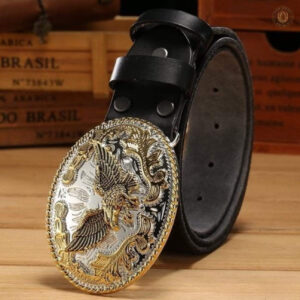 Accessoire cowboy, ceinture avec boucle stylée