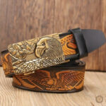 Ceinture western en cuir, parfaite pour les tenues décontractées