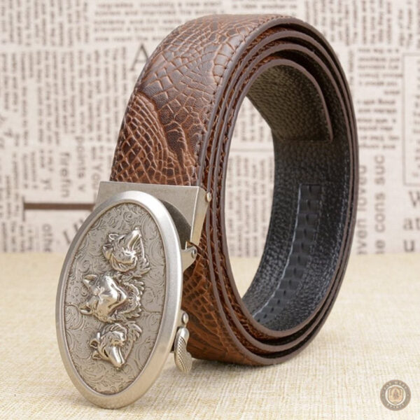 Ceinture camel avec finition boucle stylée