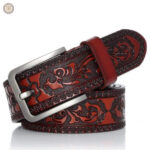 Ceinture en cuir pour un style western authentique