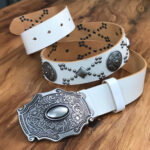 Ceinture country blanche pour un look élégant