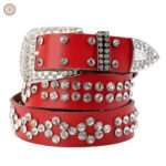 Ceinture femme avec détails scintillants