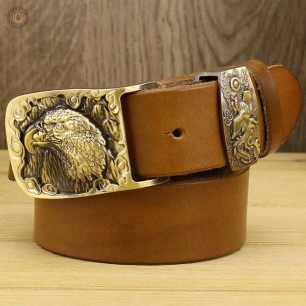 Accessoire western homme, ceinture noire élégante