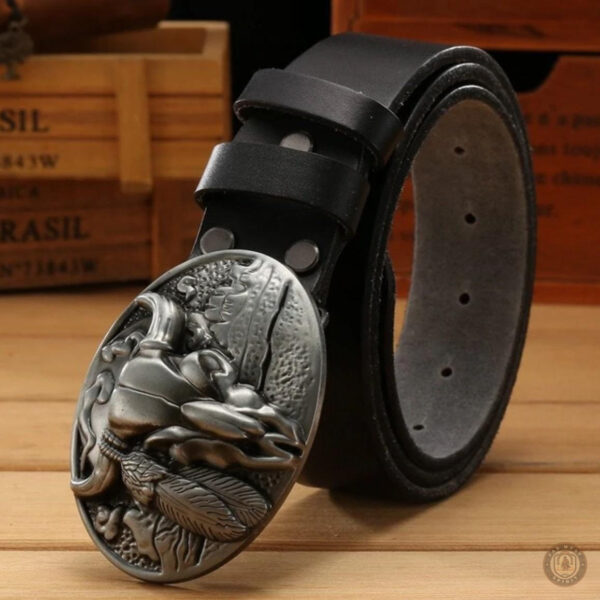 Ceinture en cuir pour look country masculin