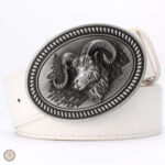 Accessoire western féminin : ceinture avec design Bélier