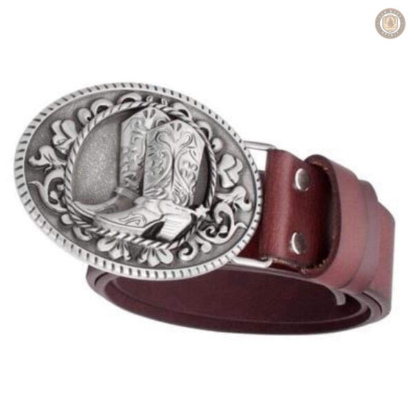 Ceinture en cuir pour style cowboy