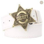 Ceinture de style cow-boy pour look authentique