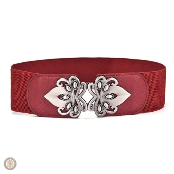 Ceinture Cowboy Rouge Double Boucle