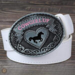 Ceinture western femme, design Cowgirl Up tendance