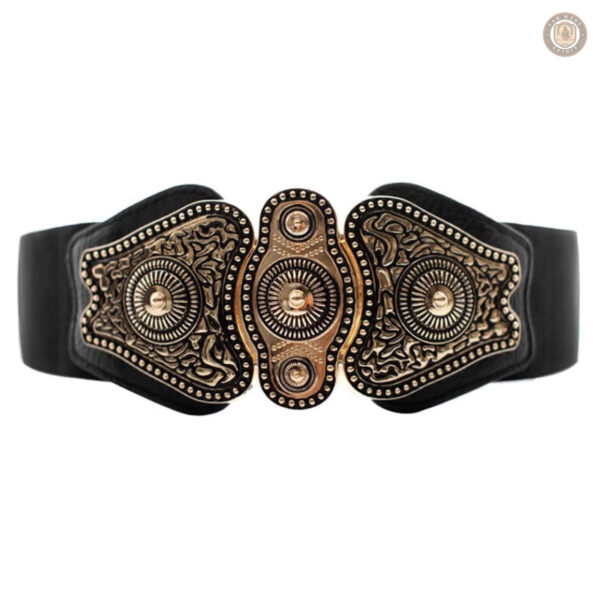 Ceinture cowboy large en cuir pour un style authentique