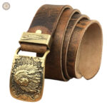 Ceinture cowboy avec motif indien élégant