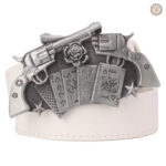 Accessoire western, ceinture avec détails de revolvers