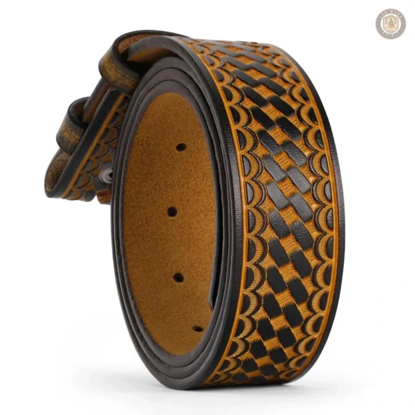 Ceinture cowboy élégante sans boucle