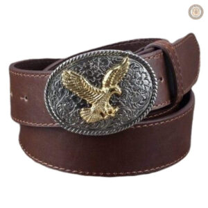 Ceinture cowboy aigle relief femme