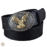 Ceinture western avec motif aigle pour femme
