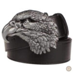 Ceinture Cowboys Tête d'Aigle en cuir