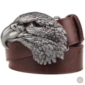 Ceinture western homme avec motif aigle