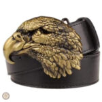 Ceinture en cuir pour style western masculin