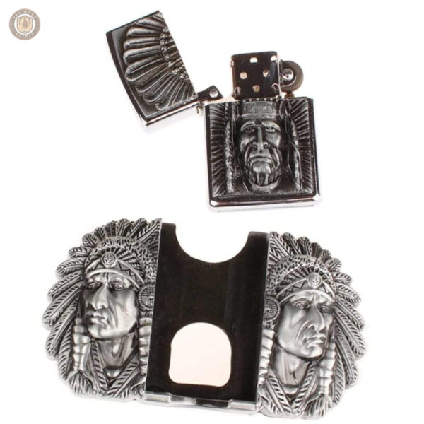 Ceinture élégante avec détail de briquet aigle