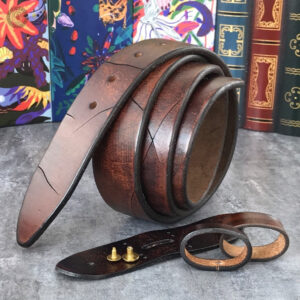 Ceinture western femme en cuir, design élégant et pratique