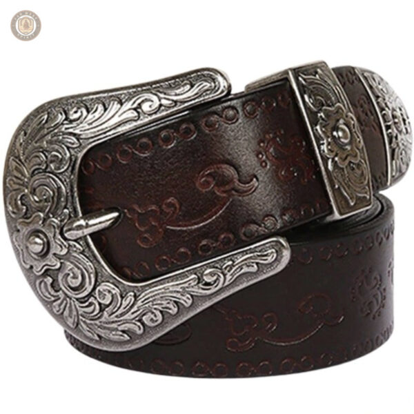 Ceinture western en cuir pour femme élégante