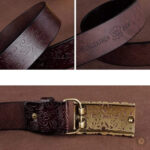 Ceinture en cuir pour un style western décontracté