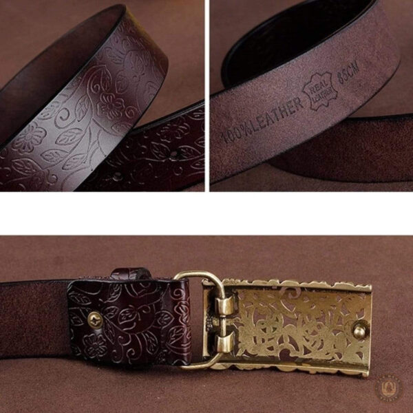 Ceinture en cuir pour un style western décontracté