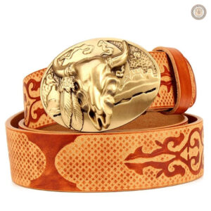 Accessoire western en cuir pour homme