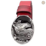 Ceinture tendance en cuir pour style western