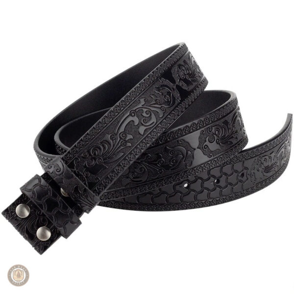 Ceinture cuir bouclée pour style western