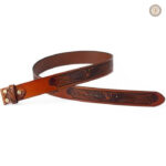 Ceinture en cuir avec motif western élégant