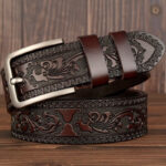 Accessoire en cuir pour un look western féminin