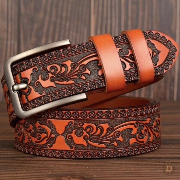 Ceinture en cuir, idéale pour compléter une tenue western