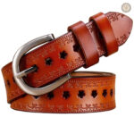 Accessoire cuir marron pour un look western