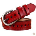 Ceinture western femme en cuir élégant