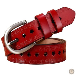 Ceinture western femme en cuir élégant