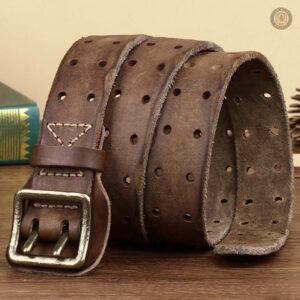 Accessoire western en cuir, design rétro et authentique