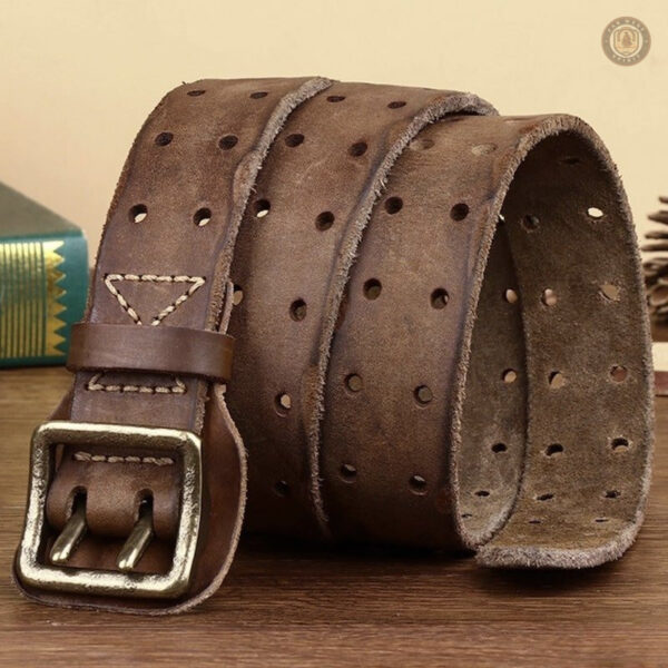 Accessoire western en cuir, design rétro et authentique