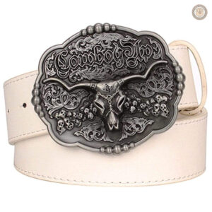 Accessoire cowboy décoré d'un crâne stylisé
