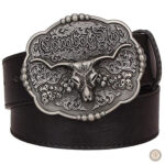 Ceinture en cuir pour un style western audacieux