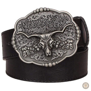 Ceinture en cuir pour un style western audacieux