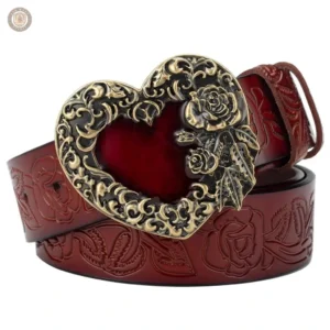 Ceinture en cuir femme pour look western