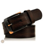 Ceinture homme style cowboy effet usé